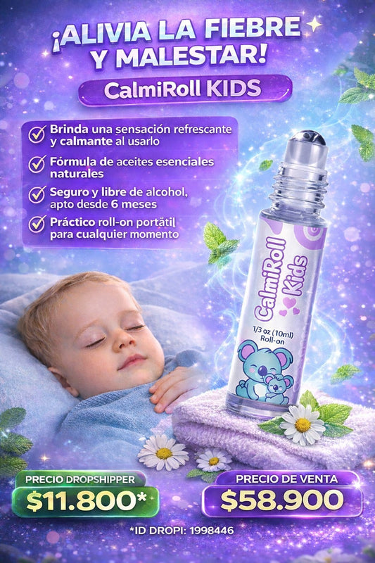 Calmiroll Alivia La Fiebre Kids X 2