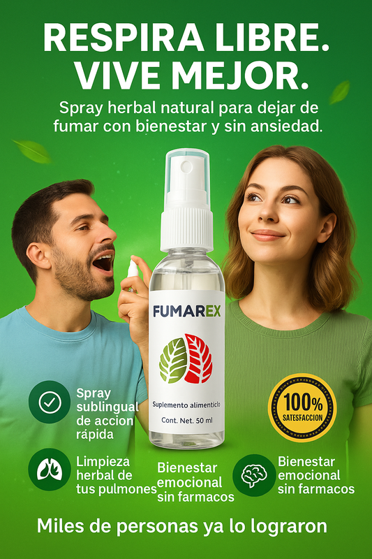 DEJA DE FUMAR:🚭CON FUMAREX 🫁💚